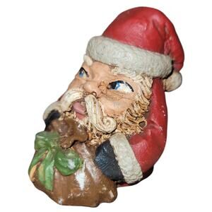 1980's Vintage Kinda Grumpy But Sweet Squat Santa